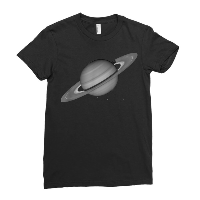 Planet Saturn T Shirt  Solar System Astronomy Science Ladies Fitted T-Shirt by webberoliveria | Artistshot