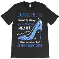 Capricorn Girl Hated By Many Loved By Plenty T-shirt | Artistshot