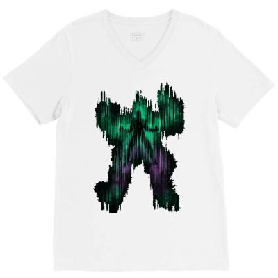 Gamma Rays V-neck Tee Designed By Abshato
