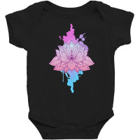 Mandala Lotus T  Shirt Asanas Mandala Lotus Mantra T  Shirt Baby Bodysuit | Artistshot