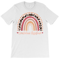 Circulation Assistant Leopard Rainbow Boho T Shirt T-shirt | Artistshot