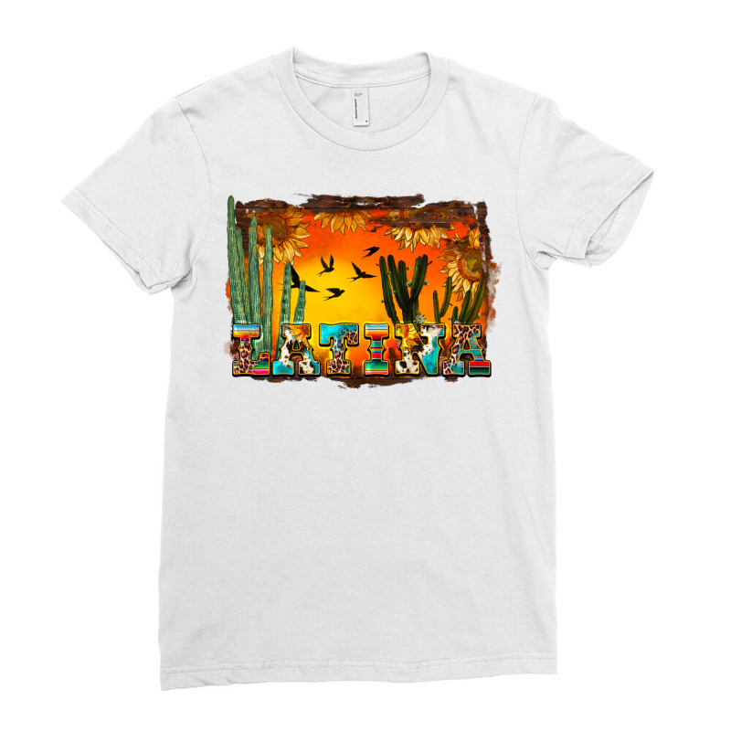 Western Latina Ladies Fitted T-Shirt by BundleAndBundleShop | Artistshot