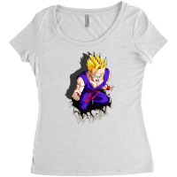 Dragon Ballz Gohan Women's Triblend Scoop T-shirt | Artistshot