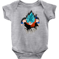 Dragon Ballz Saiyan Blue Baby Bodysuit | Artistshot