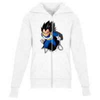 Dragon Ballz Vegeta Youth Zipper Hoodie | Artistshot