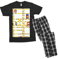 Piet Mondrian Broadway Boogie Woogie Men's T-shirt Pajama Set | Artistshot