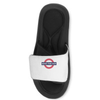 Mind The Gap Sweatshirt Slide Sandal | Artistshot