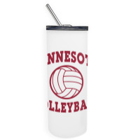 Minnesota Volleyball Classic Pullover Hoodie Skinny Tumbler | Artistshot