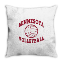 Minnesota Volleyball Classic Pullover Hoodie Throw Pillow | Artistshot