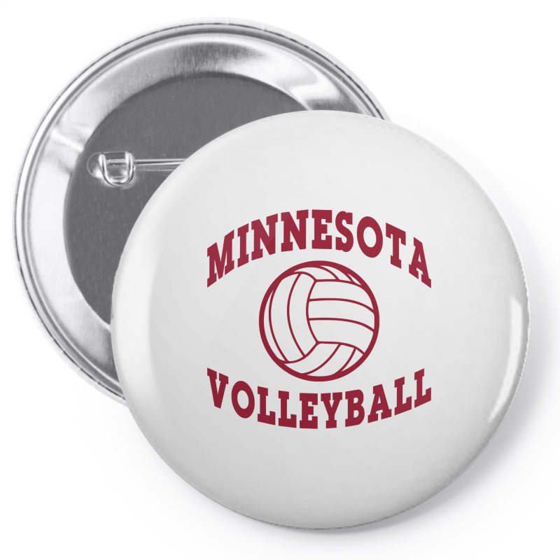 Minnesota Volleyball Classic Pullover Hoodie Pin-back Button | Artistshot