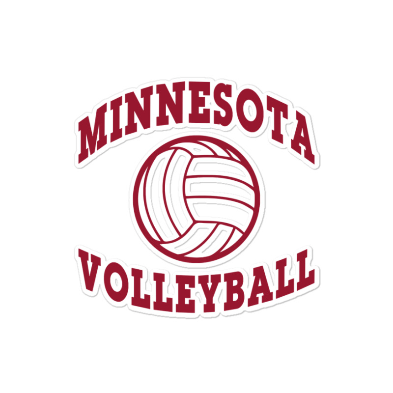 Minnesota Volleyball Classic Pullover Hoodie Sticker | Artistshot