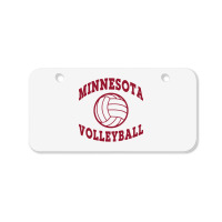 Minnesota Volleyball Classic Pullover Hoodie Bicycle License Plate | Artistshot