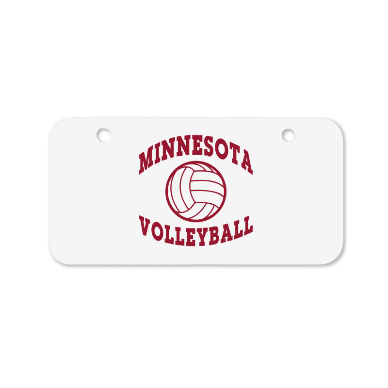 Minnesota Volleyball Classic Pullover Hoodie Bicycle License Plate | Artistshot