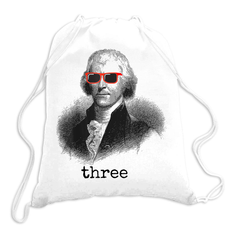 Thomas Jefferson Founding Father T Shirt Drawstring Bags | Artistshot