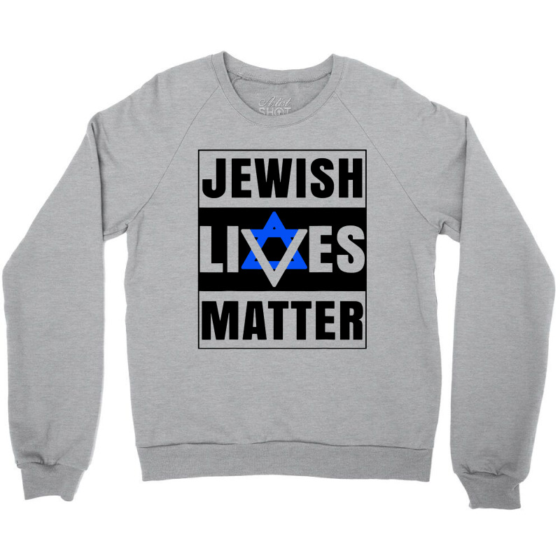 Jewish Lives Matter Shirt David Star Retro Jewish Holiday Crewneck Sweatshirt | Artistshot