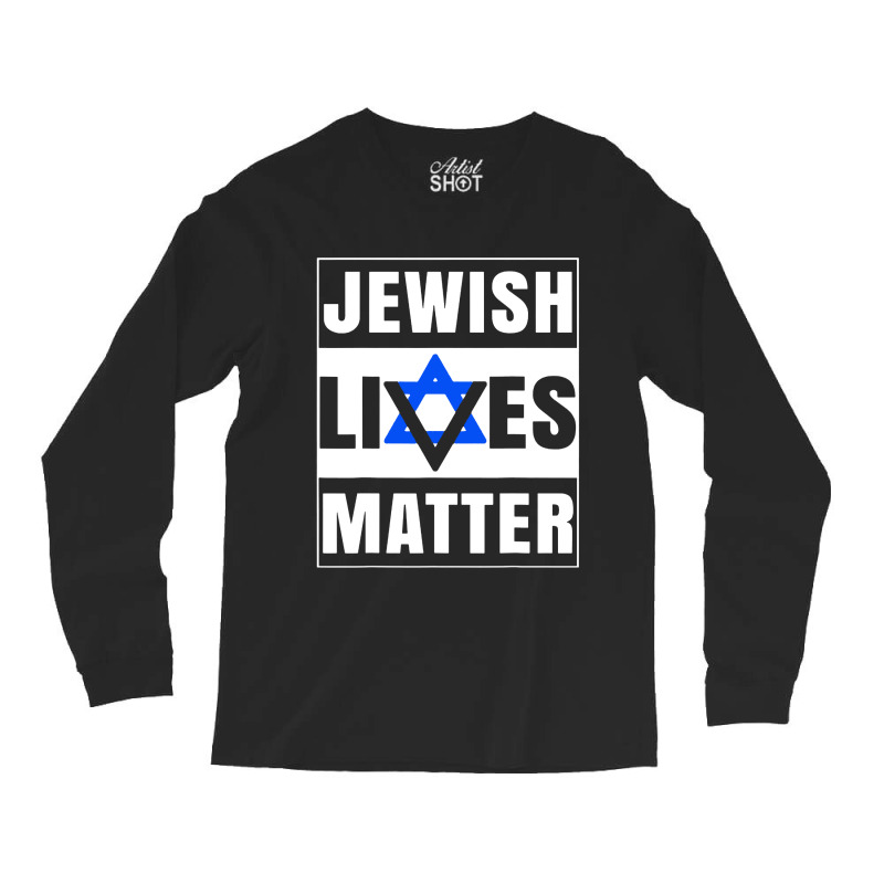 Jewish Lives Matter Shirt David Star Retro Jewish Holiday Long Sleeve Shirts | Artistshot