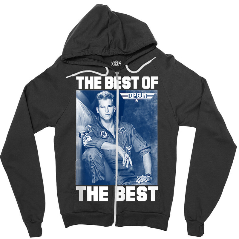 Top Gun The Best Of The Best Iceman Tank Top Zipper Hoodie | Artistshot