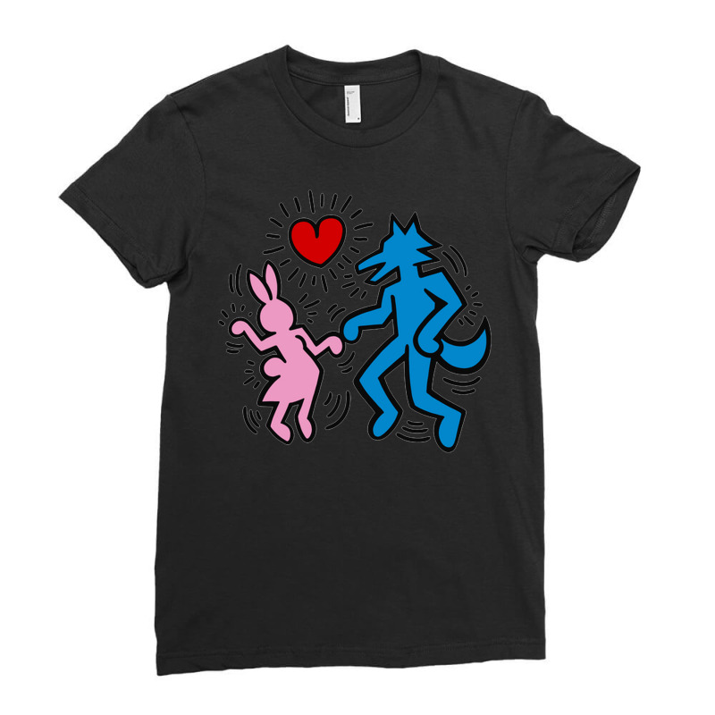 Beastars Haring Dance Ladies Fitted T-Shirt by noorowan | Artistshot