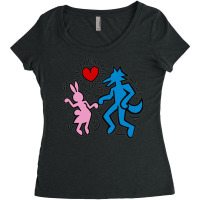 Beastars Haring Dance Women's Triblend Scoop T-shirt | Artistshot