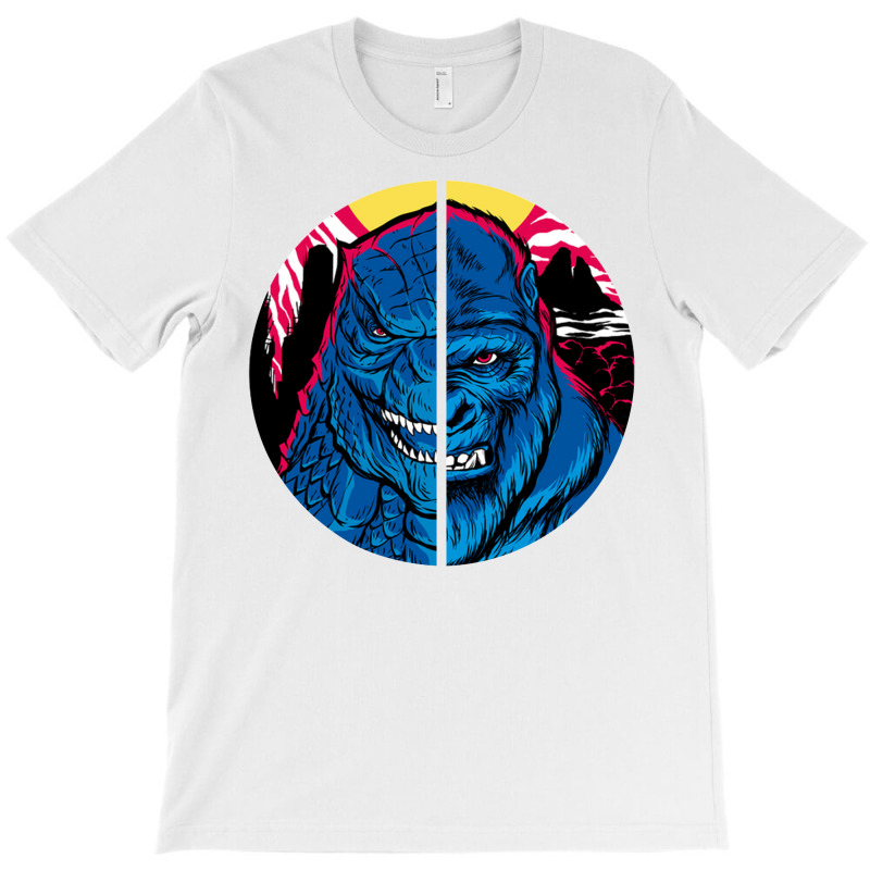 God Vs King Face T-shirt | Artistshot