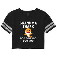 Womens Pinkfong Grandma Shark Official Scorecard Crop Tee | Artistshot