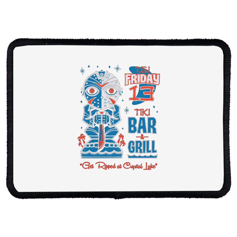 Friday 13 Tiki Bar Rectangle Patch | Artistshot