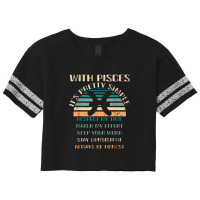 Pisces Zodiac Sign Facts Astrology Apparel Funny Horoscope Scorecard Crop Tee | Artistshot