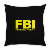 Fbi Federal Agent Throw Pillow | Artistshot