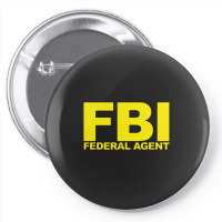 Fbi Federal Agent Pin-back Button | Artistshot