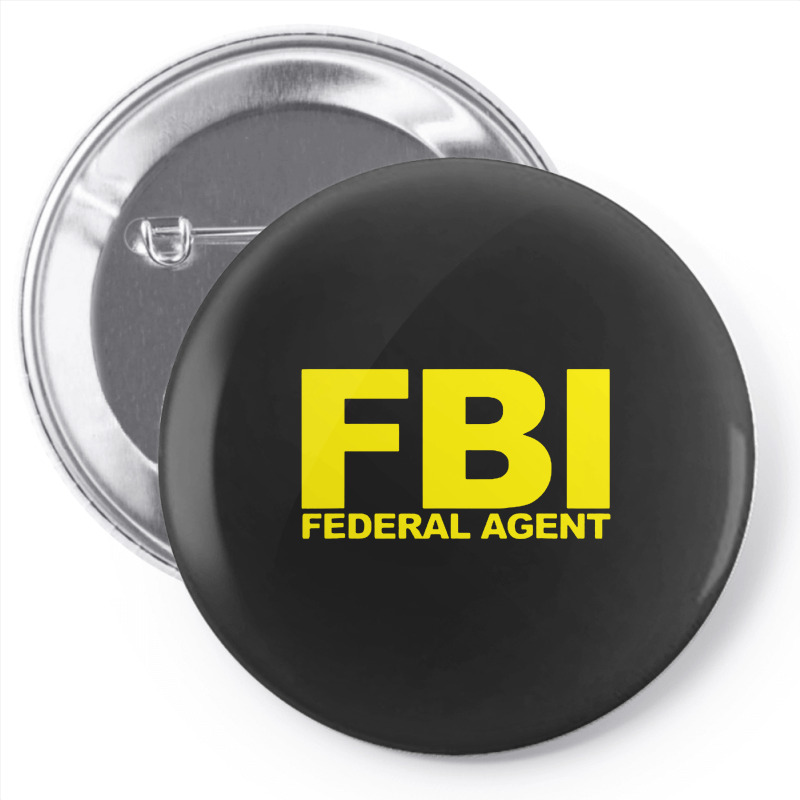 Fbi Federal Agent Pin-back Button | Artistshot