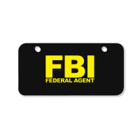 Fbi Federal Agent Bicycle License Plate | Artistshot