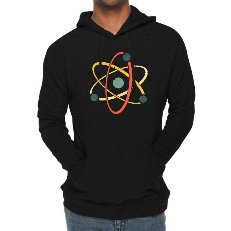 Cool Atom Art Men Women Biology Physics Chemistry Teacher Lightweight Hoodie | Artistshot