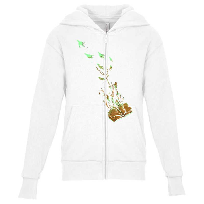 Imagination Takes Flight Youth Zipper Hoodie by abshato | Artistshot