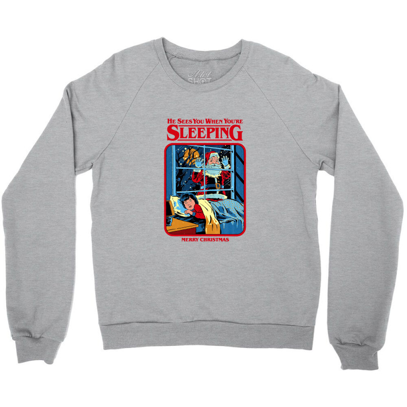 Sleeping Merry Christmas Crewneck Sweatshirt | Artistshot