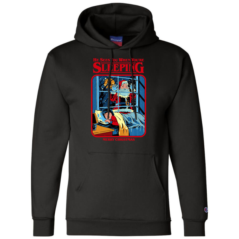 Sleeping Merry Christmas Champion Hoodie | Artistshot