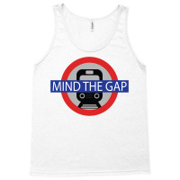 Mind The Gap London Train Long Sleeve Roundel Hoodie Tank Top | Artistshot