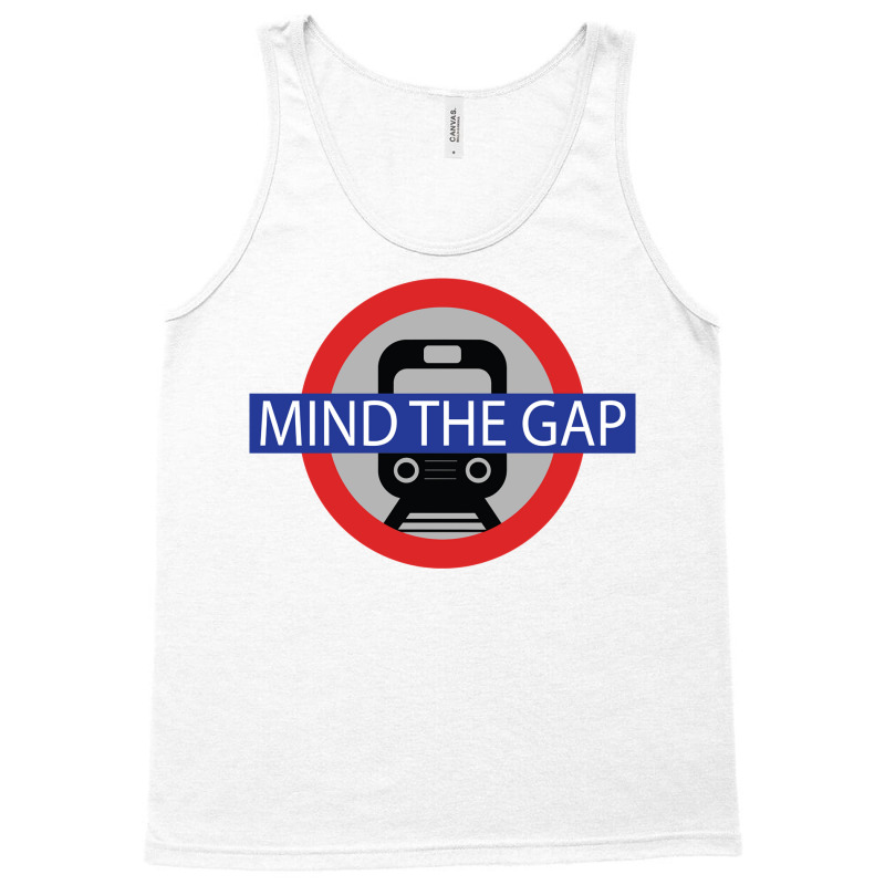 Mind The Gap London Train Long Sleeve Roundel Hoodie Tank Top | Artistshot