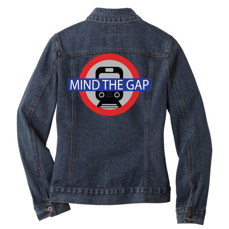 Mind The Gap London Train Long Sleeve Roundel Hoodie Ladies Denim Jacket by lelalucin | Artistshot