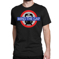 Mind The Gap London Train Long Sleeve Roundel Hoodie Classic T-shirt | Artistshot