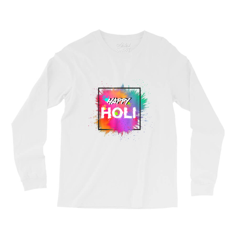 Happy Holi Color India Hindu Happy Holi Long Sleeve Shirts | Artistshot