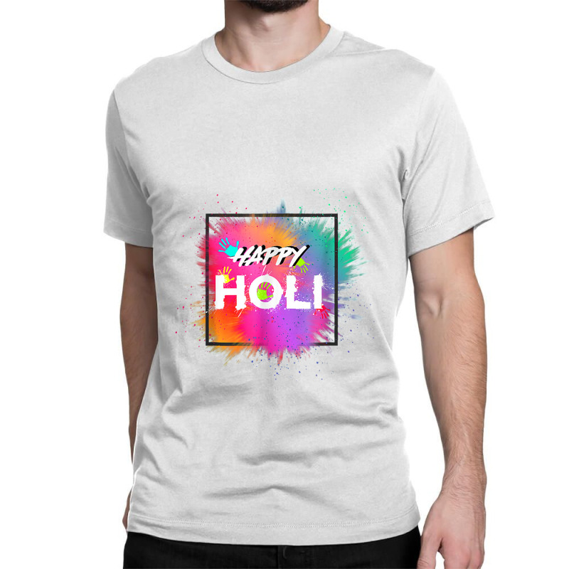 Happy Holi Color India Hindu Happy Holi Classic T-shirt | Artistshot