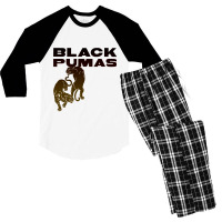 Black Men's 3/4 Sleeve Pajama Set | Artistshot