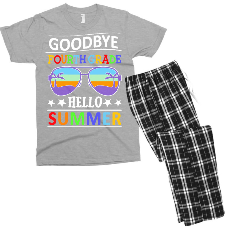 Goodbye Fourth Grade Hello Summer Last T  Shirt Goodbye Fourth Grade H Men's T-shirt Pajama Set | Artistshot