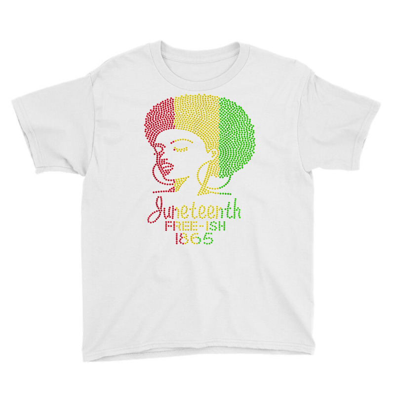 Juneteenth Celebrate 1865 Freedom Day Rhinestone Black Women T Shirt Youth Tee by webberoliveria | Artistshot