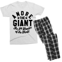 Andre The Giant 8th Wonder Of The World Men's T-shirt Pajama Set | Artistshot