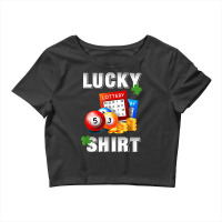 Lucky Lottery, Gambling Fun Lotto T Shirt, Dk Crop Top | Artistshot