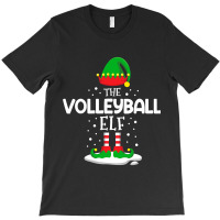 The Volleyball Elf Christmas Family Matching Costume Pjs T Shirt T-shirt | Artistshot