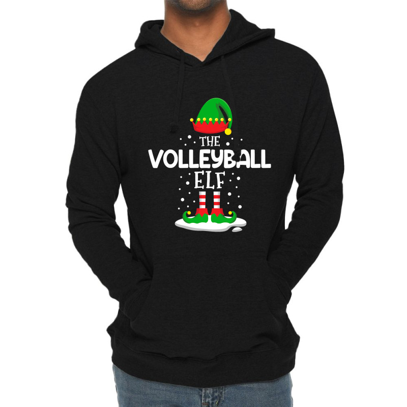 The Volleyball Elf Christmas Family Matching Costume Pjs T Shirt Lightweight Hoodie | Artistshot