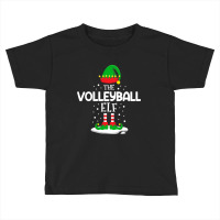 The Volleyball Elf Christmas Family Matching Costume Pjs T Shirt Toddler T-shirt | Artistshot