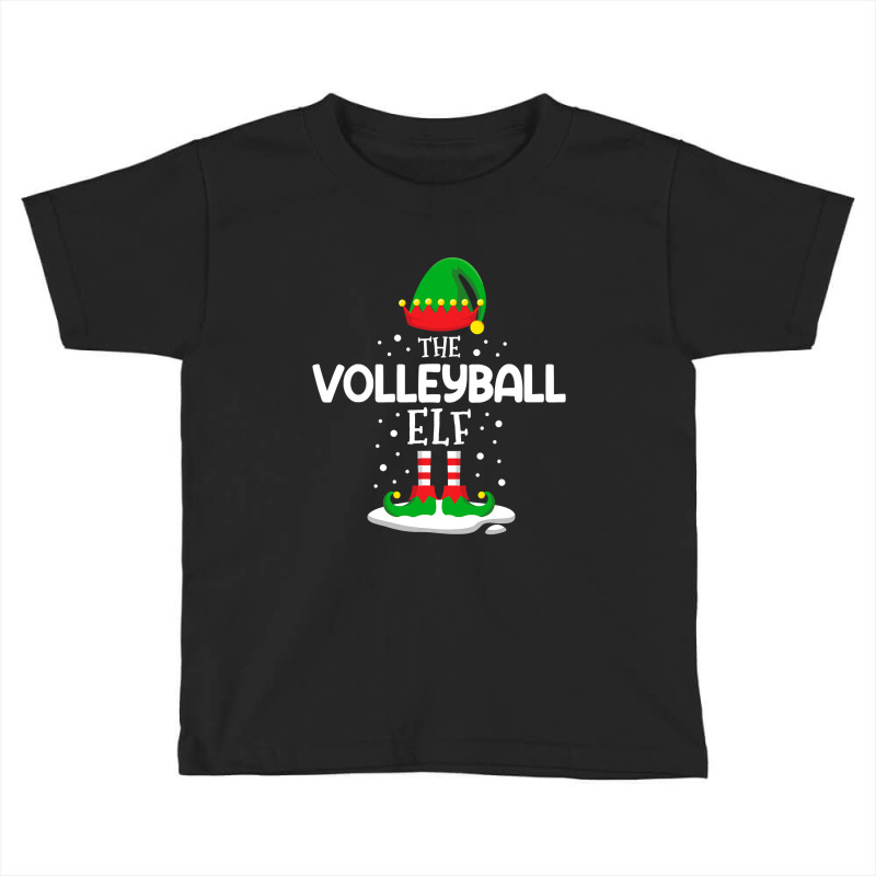 The Volleyball Elf Christmas Family Matching Costume Pjs T Shirt Toddler T-shirt | Artistshot